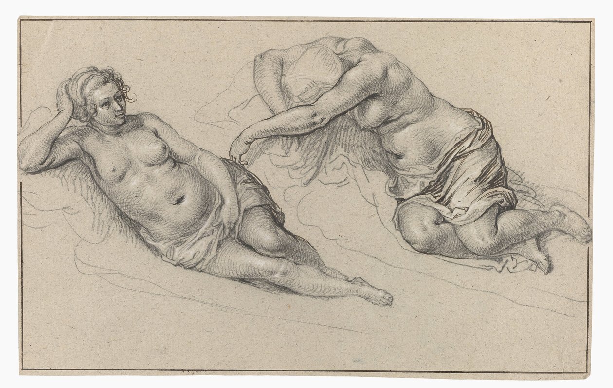 Two Studies of a Nude Woman by Jacob de Gheyn (II)