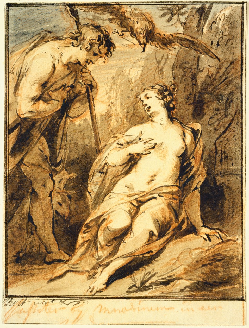 Jupiter and Mnemosyne by Jacob de Wit