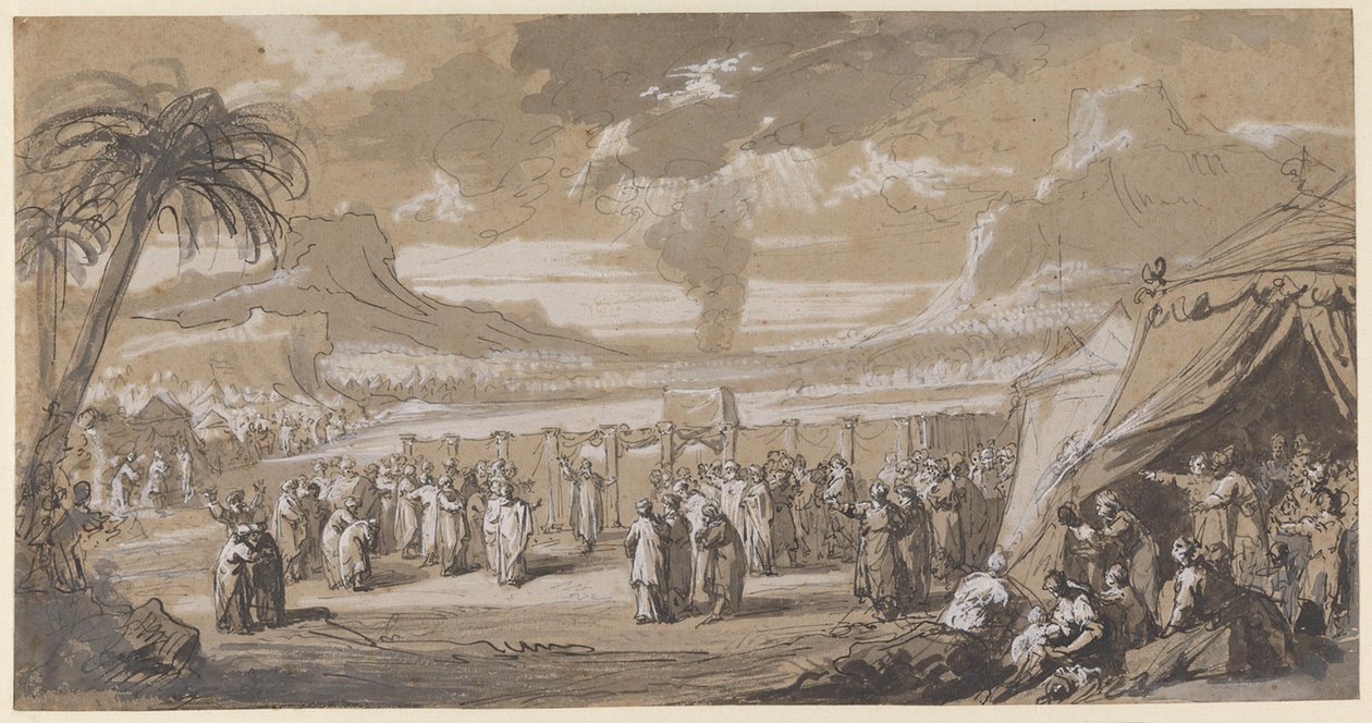 Moses Chooses the 70 Elders by Jacob de Wit