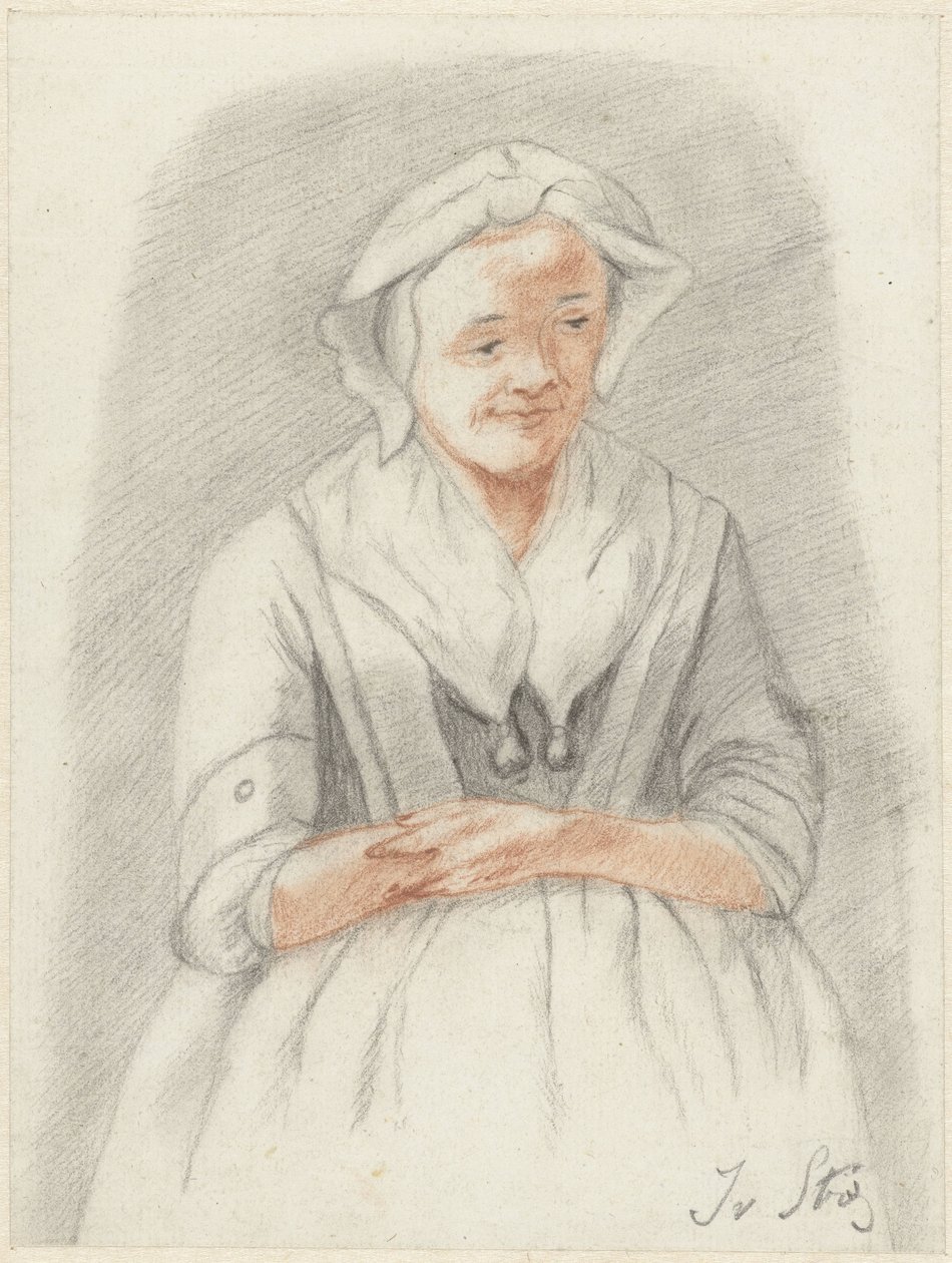 The Maid at the Marriage Proposal of Reinier Adriaansz by Jacob van Strij