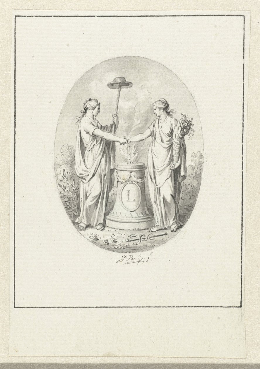 Allegorical Representation of Freedom by Jacobus Buys