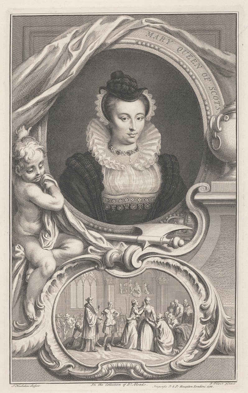 Mary Queen of Scots by Jacobus Houbraken