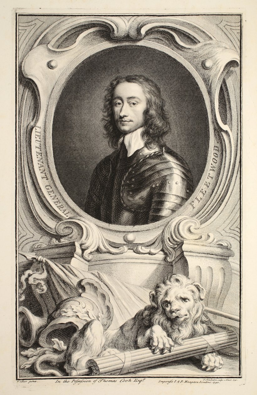 Portrait of Lt General Fleetwood (illustration from 