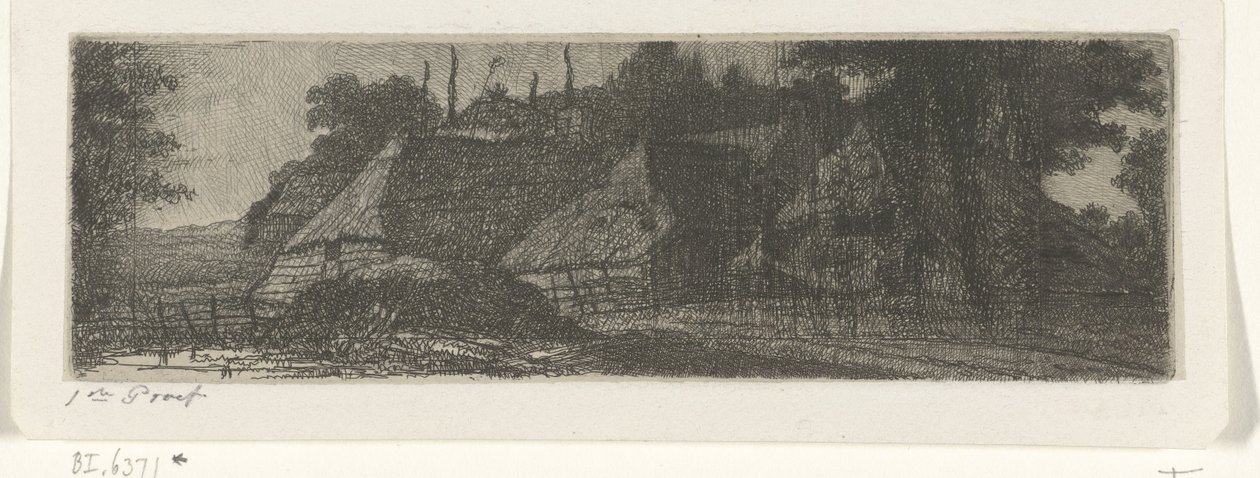 Landscape with Three Farms by Jacobus Ludovicus Cornet
