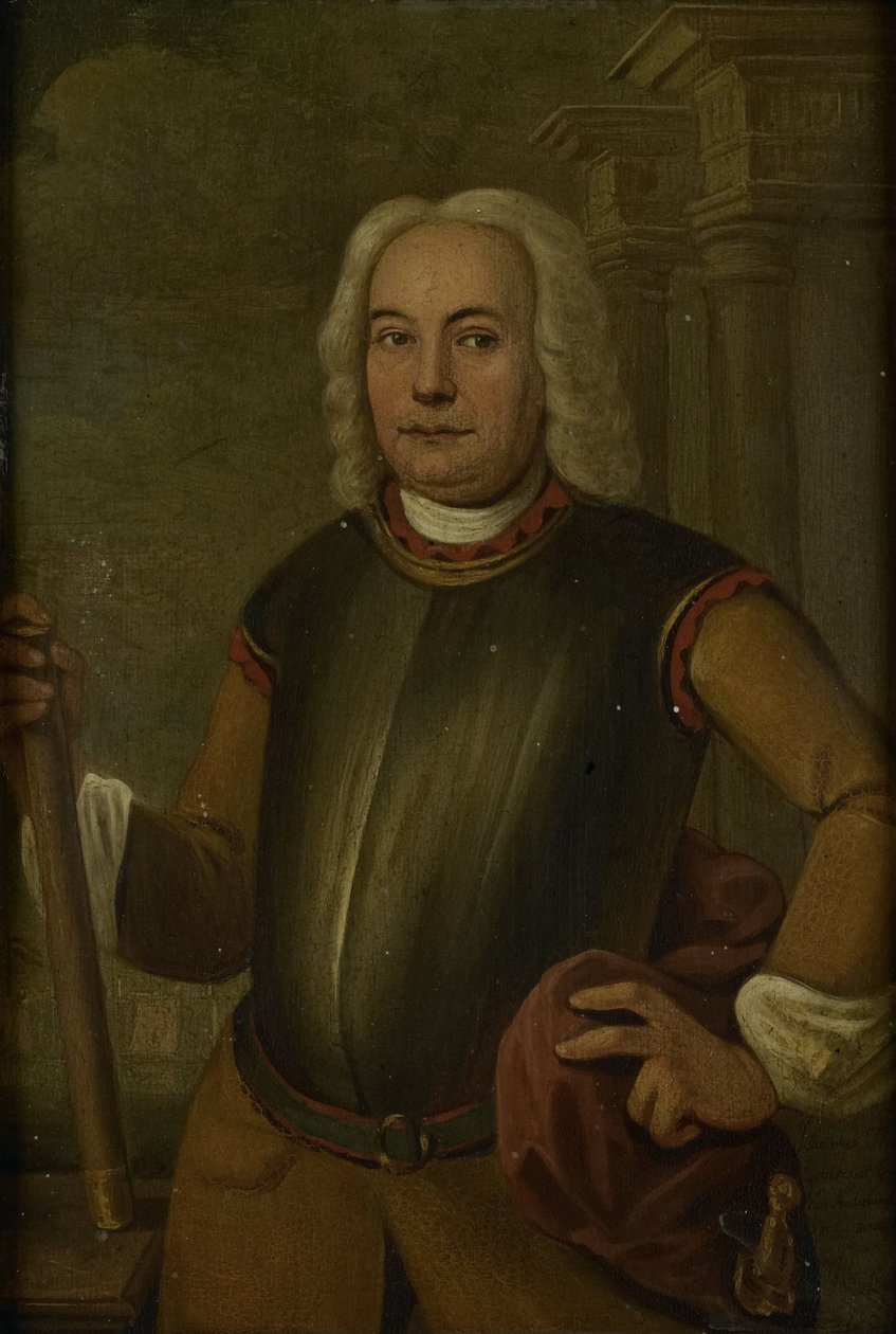 Portrait of Johannes Thedens, Governor-General of the Dutch East India Company by Jacobus Oliphant