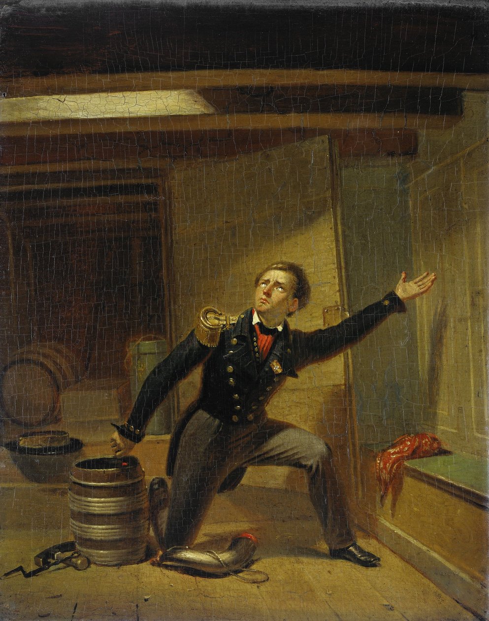 Jan van Speijk Lights the Fuse by Jacobus Schoemaker Doyer