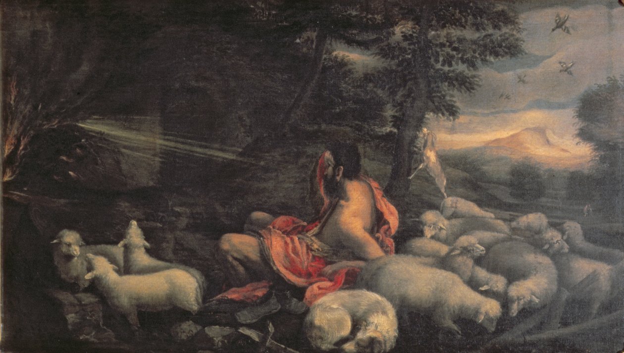 Moses and the Burning Bush by Jacopo Bassano