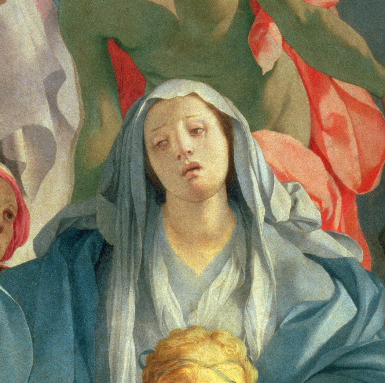 The Deposition of Christ (detail) by Jacopo Pontormo