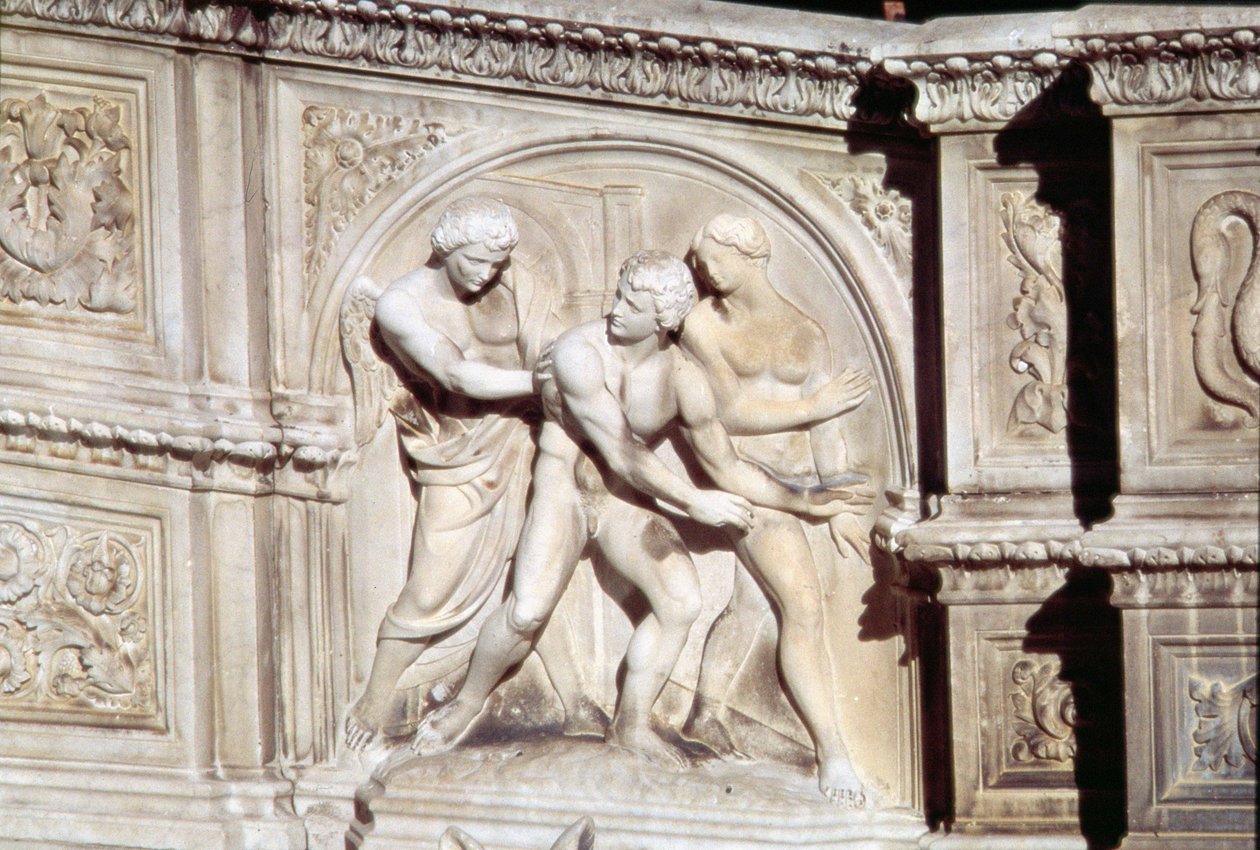 Fonte Gaia (detail) by Jacopo della Quercia