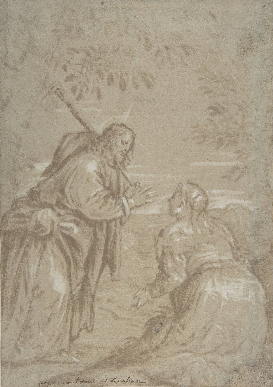 Christ Appearing to Saint Mary Magdalen Noli Me Tangere by Jacopo Bassano.