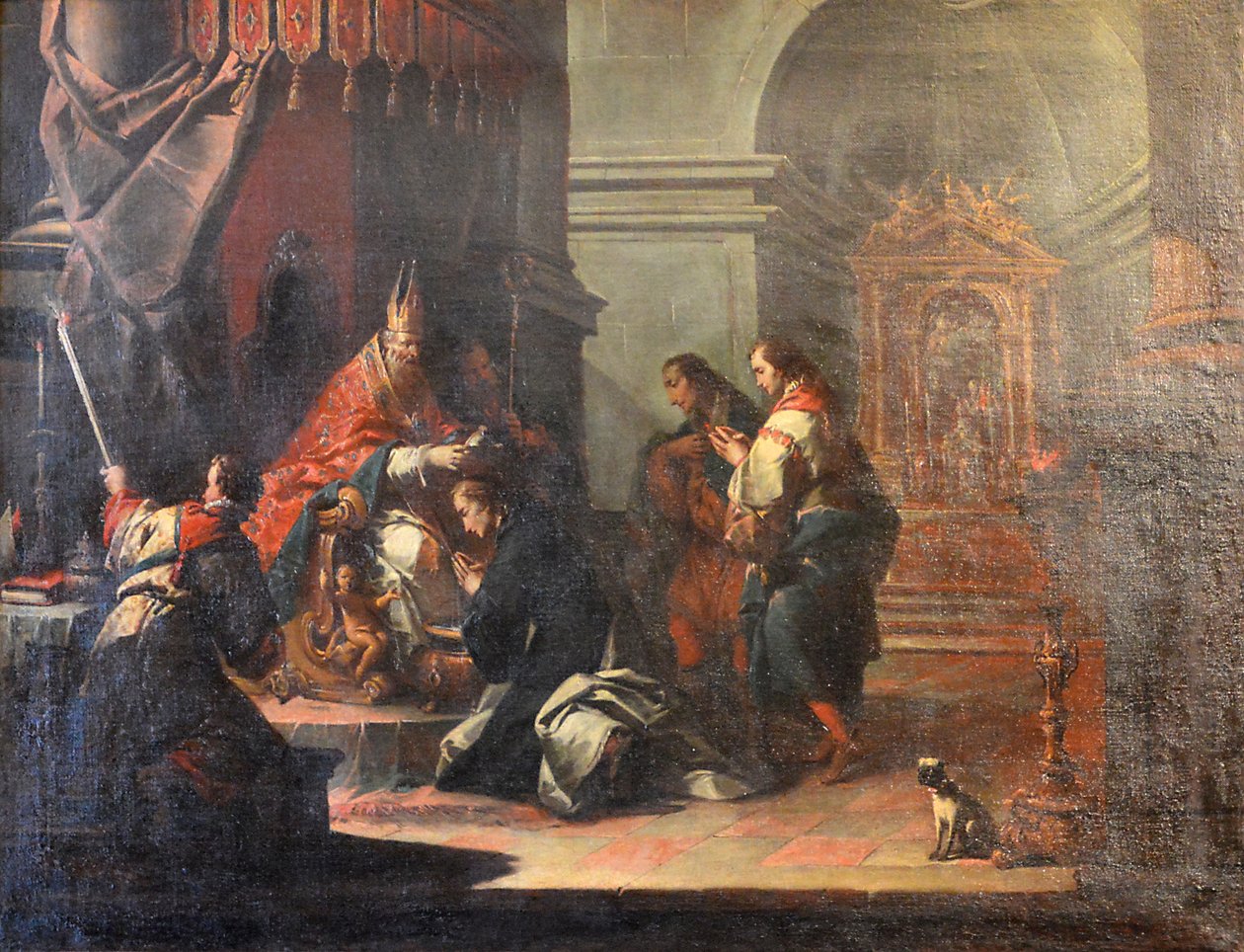 The Baptism of St. Daniel by St. Prosdocimus of Padua by Jacopo Marieschi