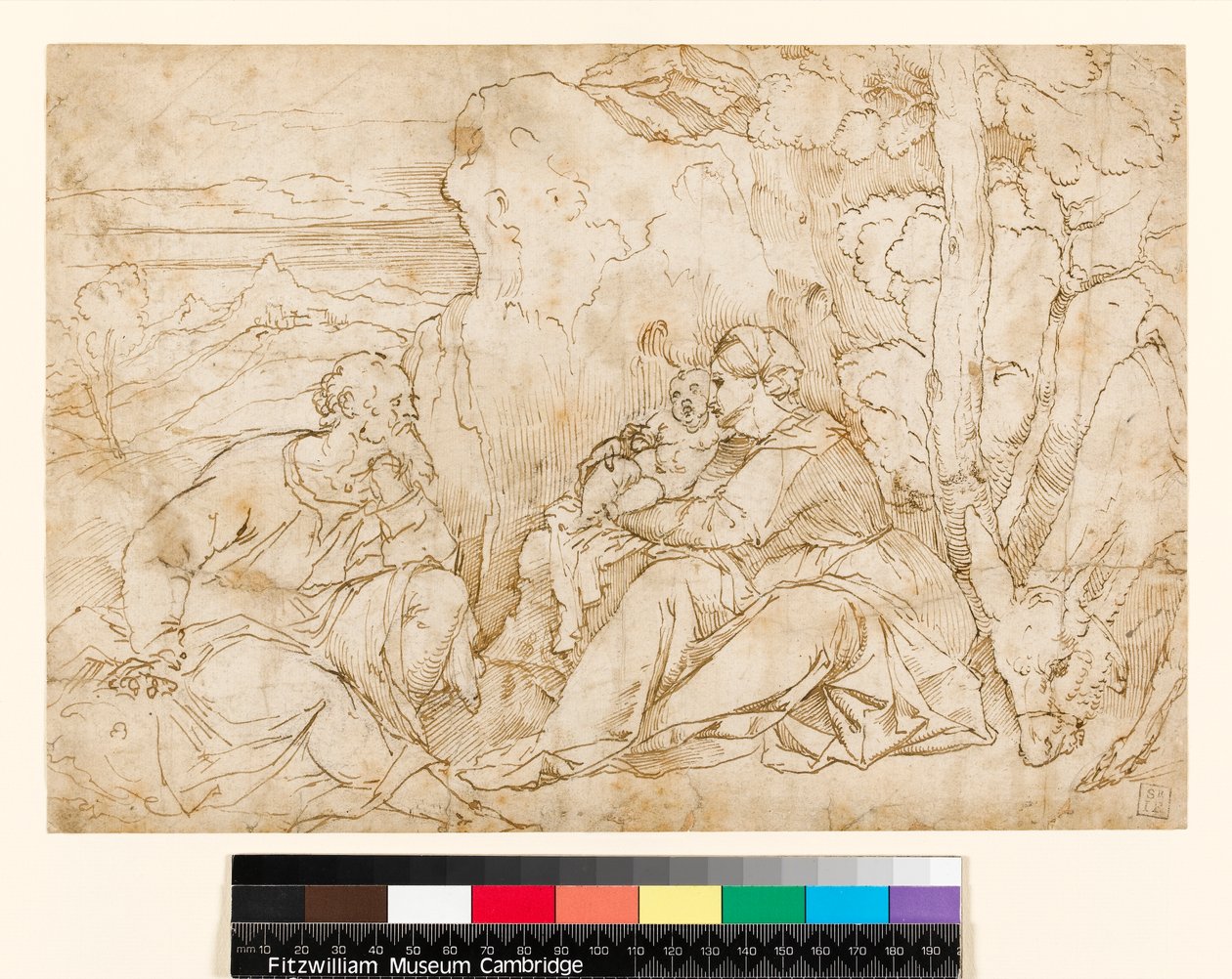 The Rest on the Flight into Egypt by Jacopo Palma