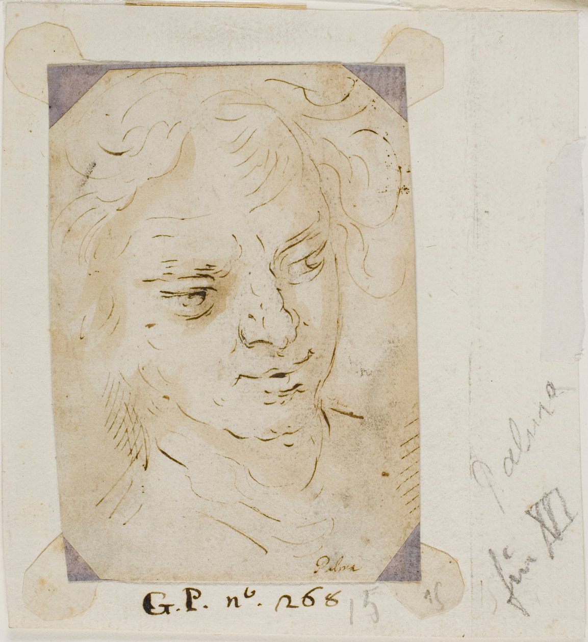 Head of a Man by Jacopo Palma il Giovane
