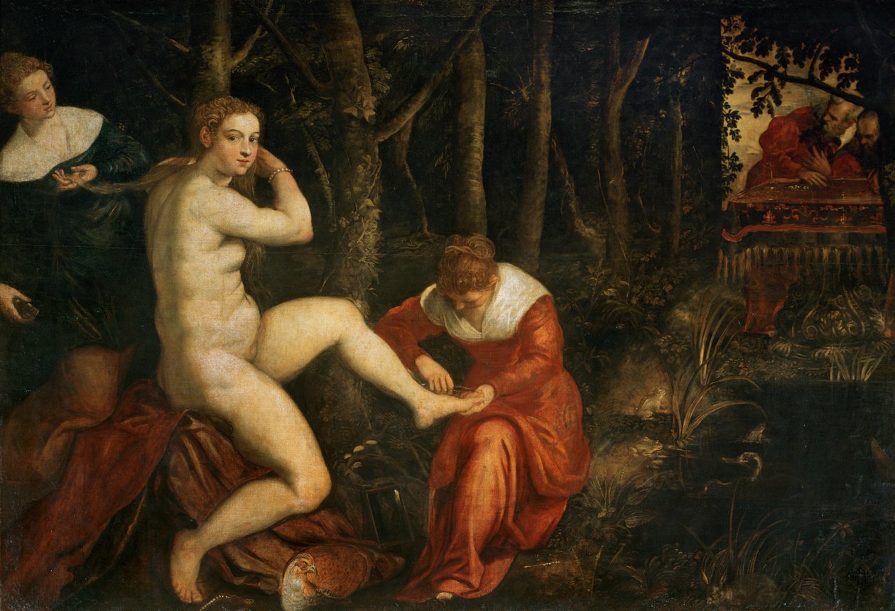 Susanna in her bath by Jacopo Robusti Tintoretto