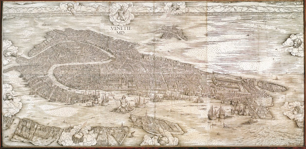 View of Venice by Jacopo de