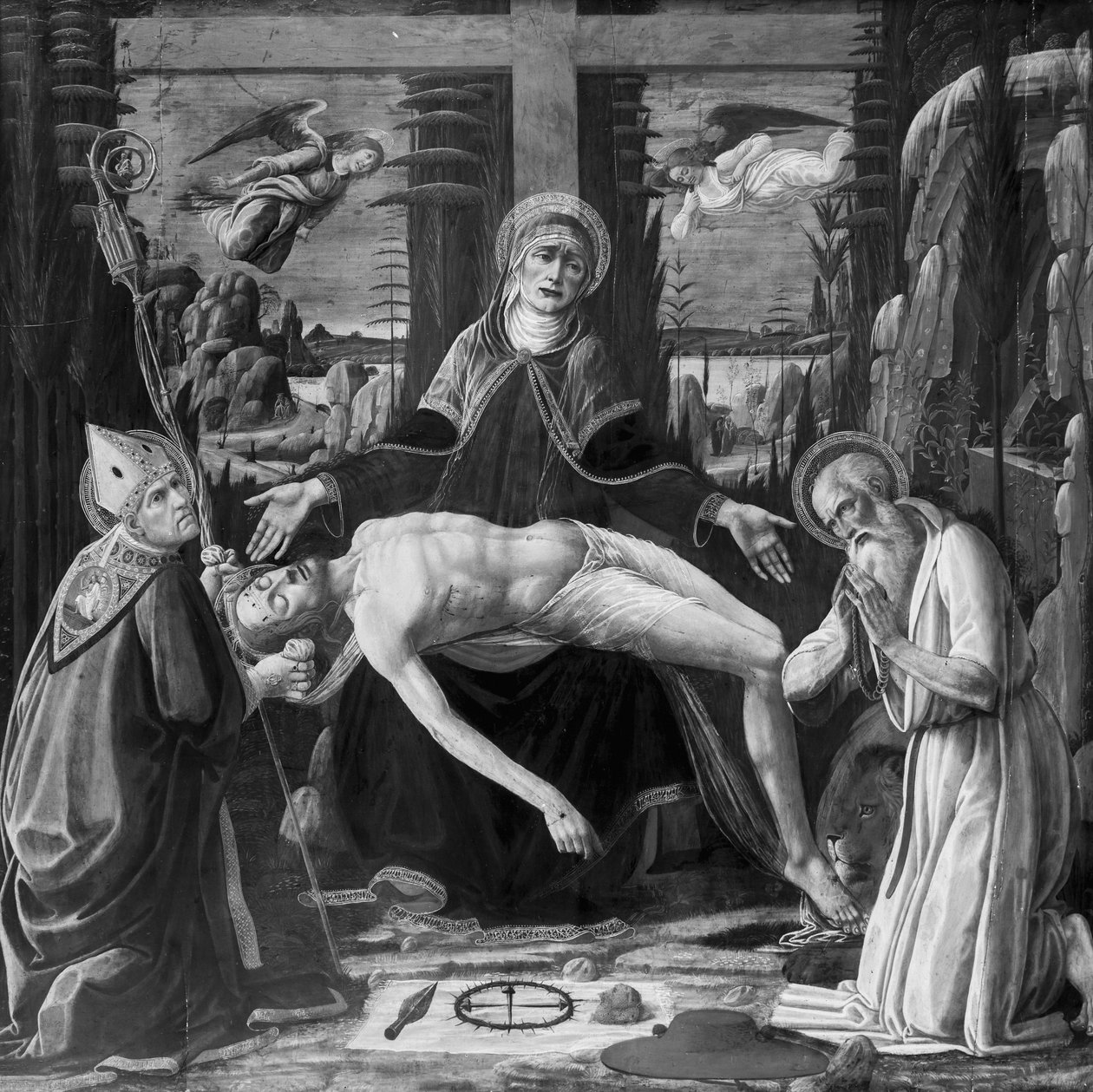 Lamentation of Christ by Jacopo del Sellaio