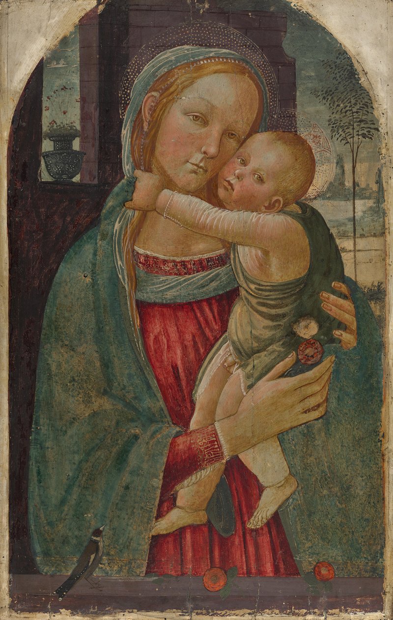 Mary with the Child by Jacopo del Sellaio