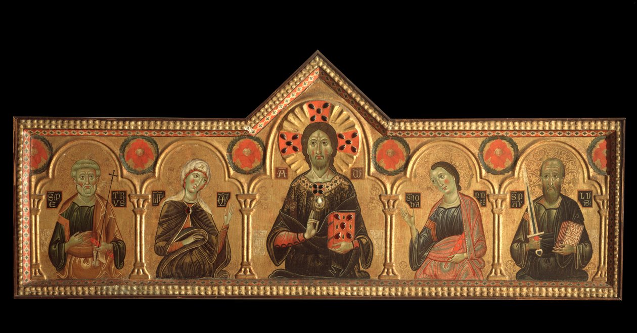 Polyptych with Redeemer and Saints: The Redeemer by Jacopo di Meliore
