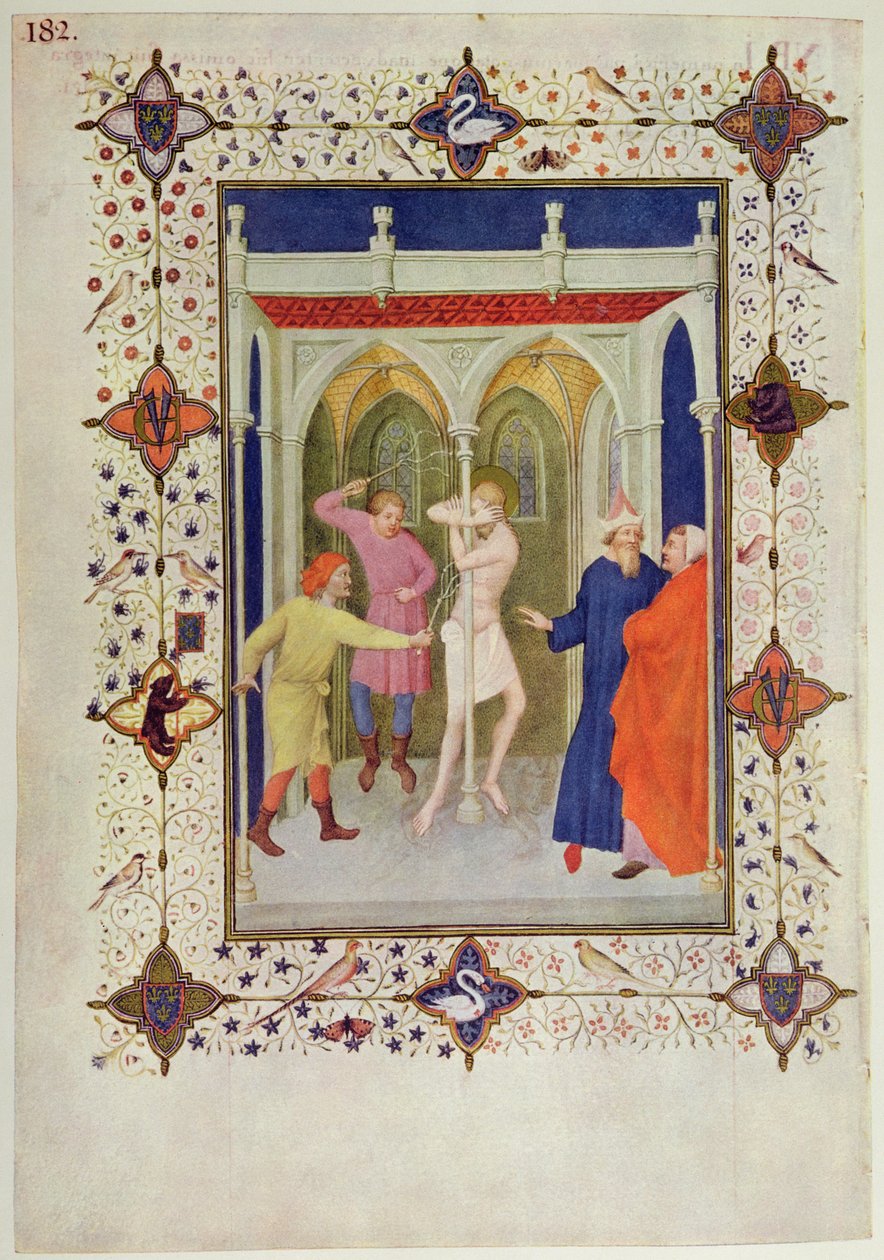 Hours of the Cross: Tierce, The Flagellation of Christ, from the 