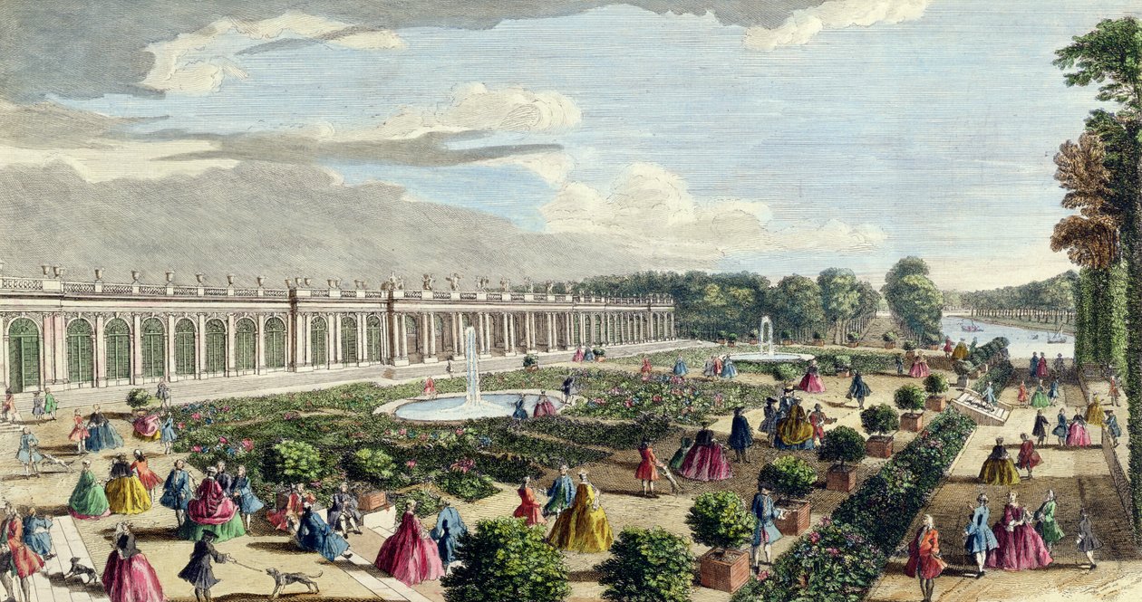View of the Chateau de Trianon, Towards the Parterre by Jacques Rigaud