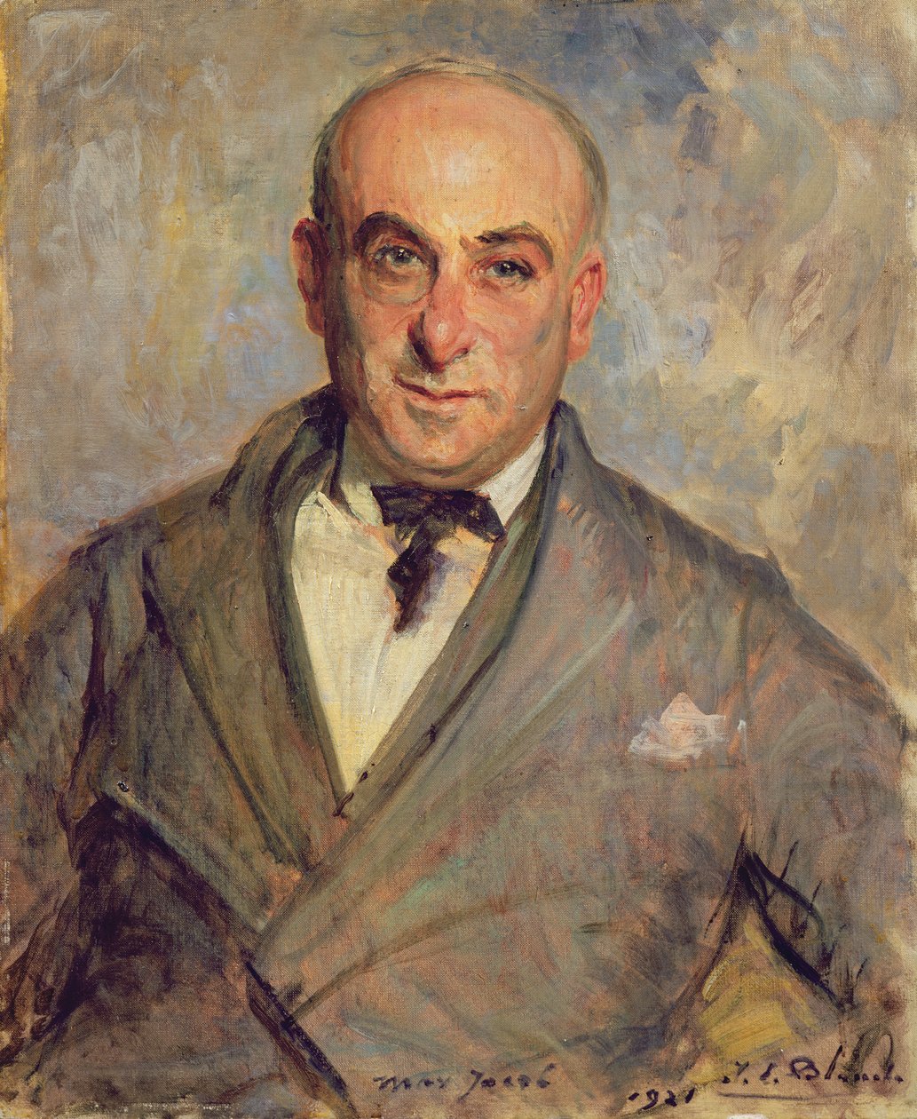 Portrait of Max Jacob by Jacques-Emile Blanche