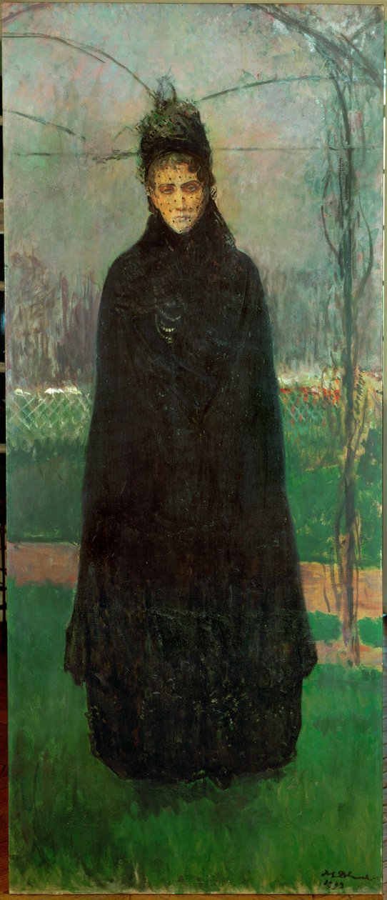 La Comtesse Castiglione, Mistress of Emperor Napoleon III and Secret Envoy of Italian Prime Minister Cavour and King Victor-Emanuel by Jacques-Emile Blanche