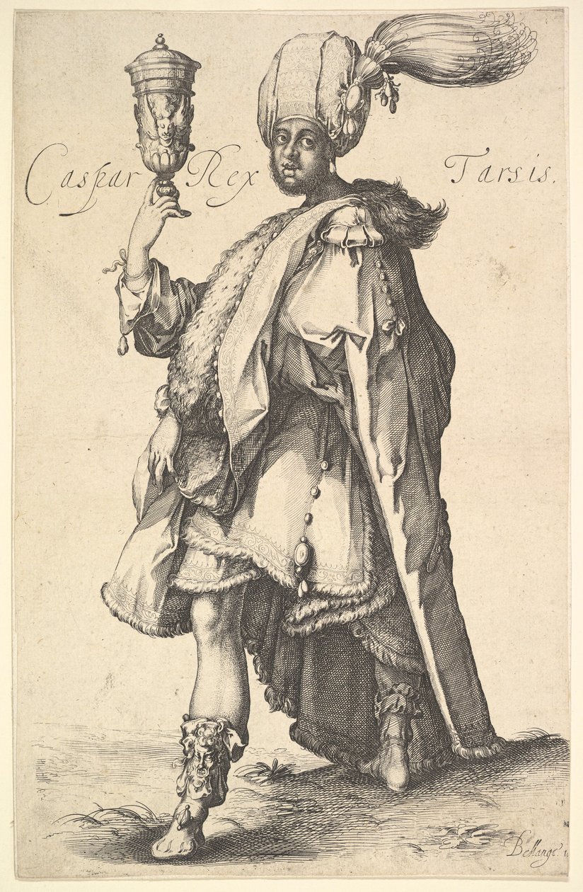 Caspar, after a series of the three magi by Jacques Bellange by Jacques Bellange