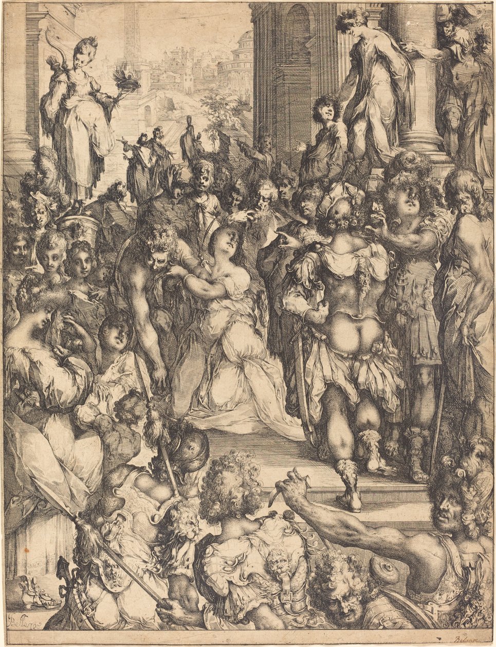 Martyrdom of Saint Lucy by Jacques Bellange