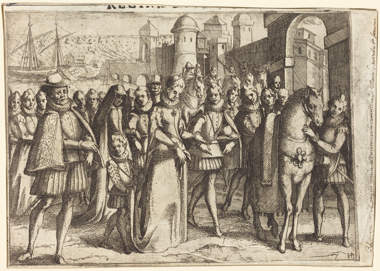 Arrival at Valencia by Jacques Callot