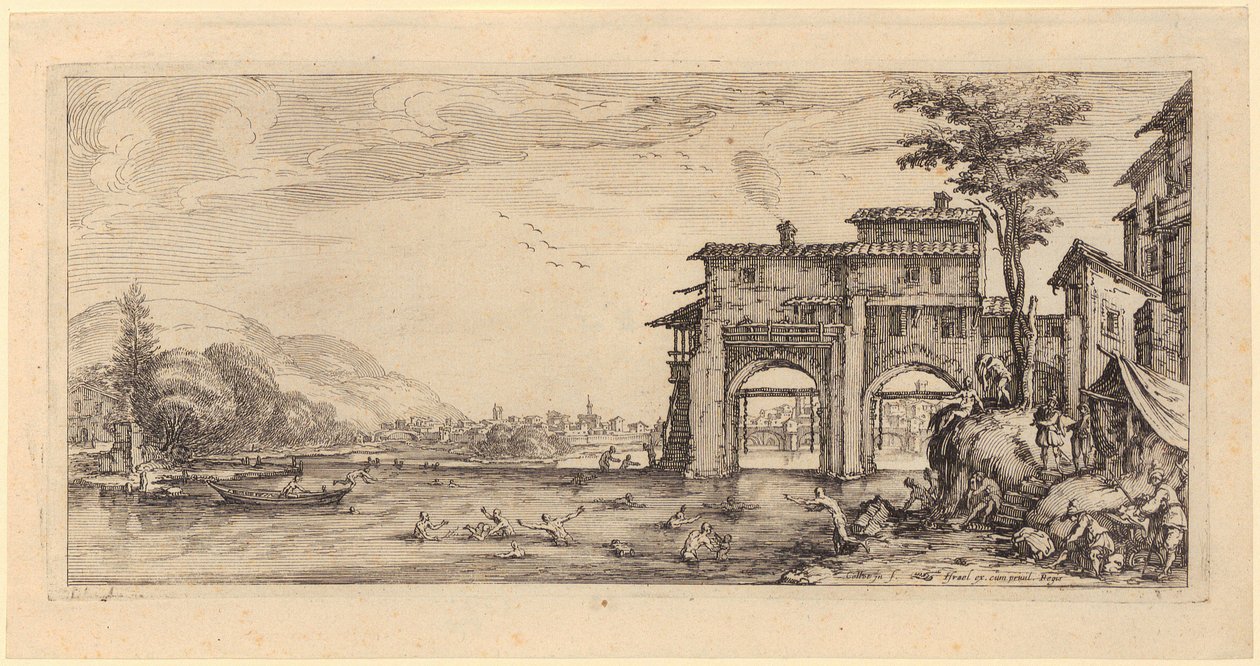 Massacre of the Innocents at Bethlehem [Plate 1] by Jacques Callot