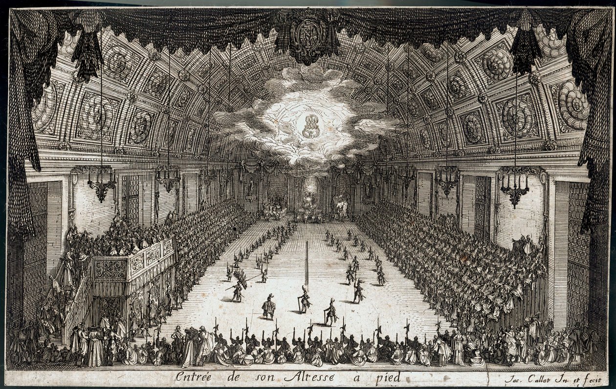 Combat at the Barrier: Entry on Foot of His Highness Duke Charles IV of Lorraine by Jacques Callot