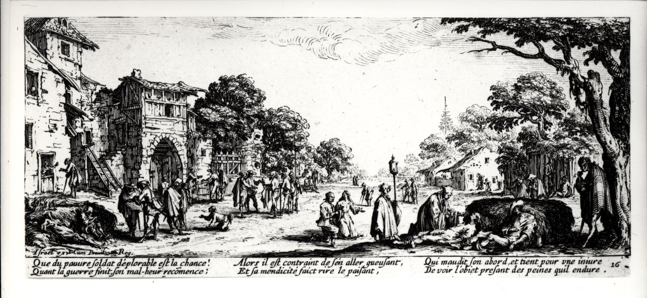Death by the Roadside, plate 16 from 