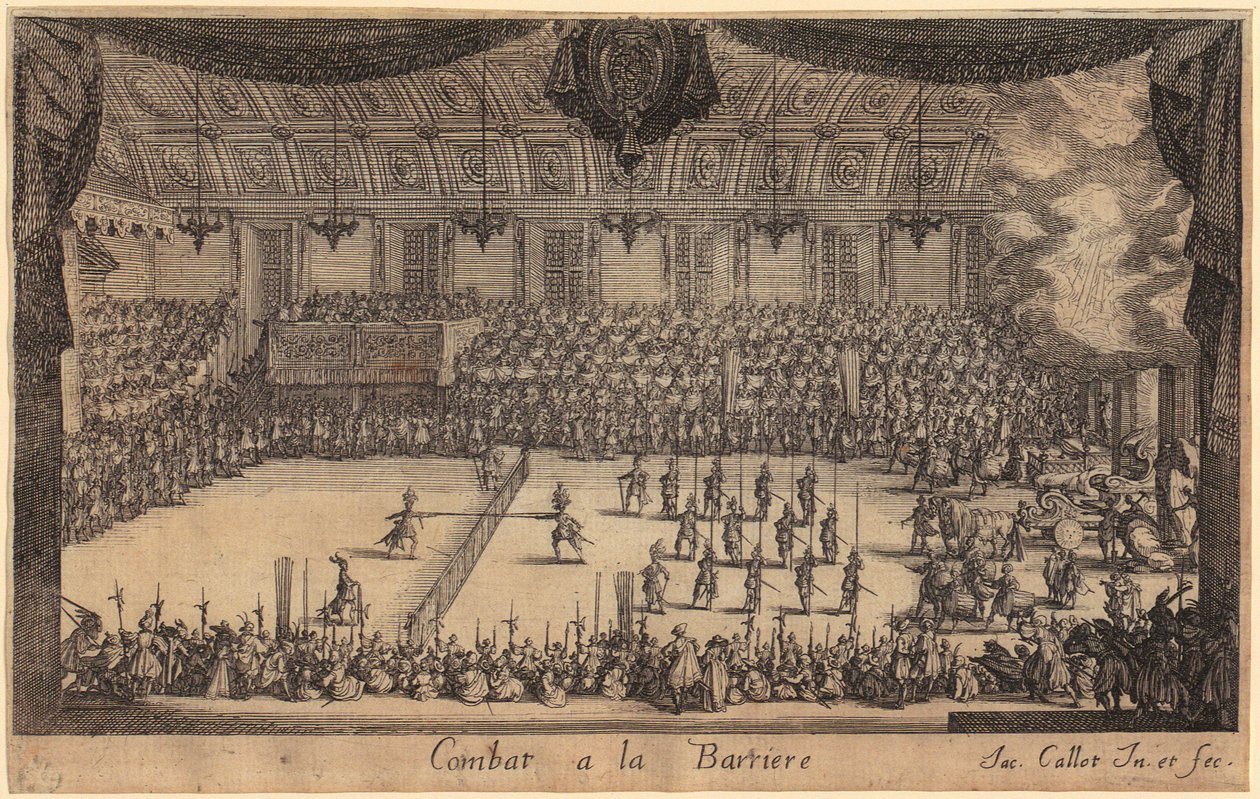 Entry of Monseigneur Henry de Lorraine, Plate 7 from the series "The Tournament" by Jacques Callot