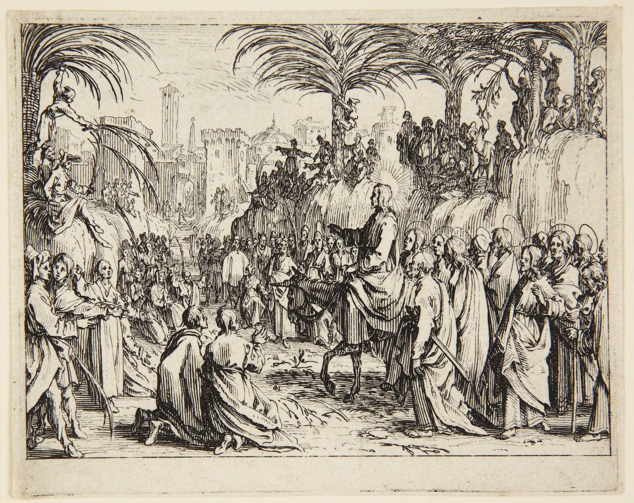 Entry into Jerusalem by Jacques Callot