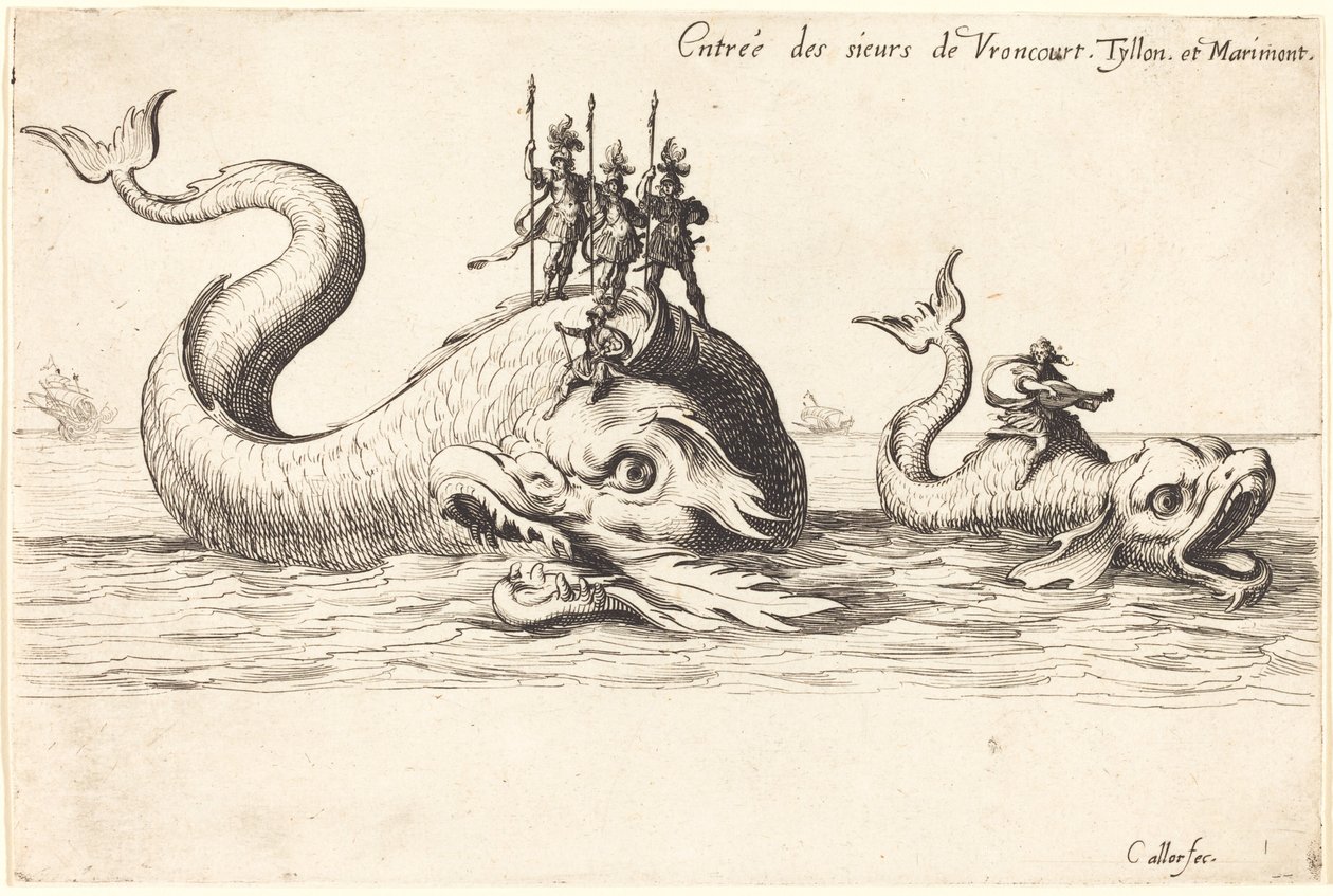 Entry of Mm. de Vroncourt, Tyllon, and Marimont by Jacques Callot