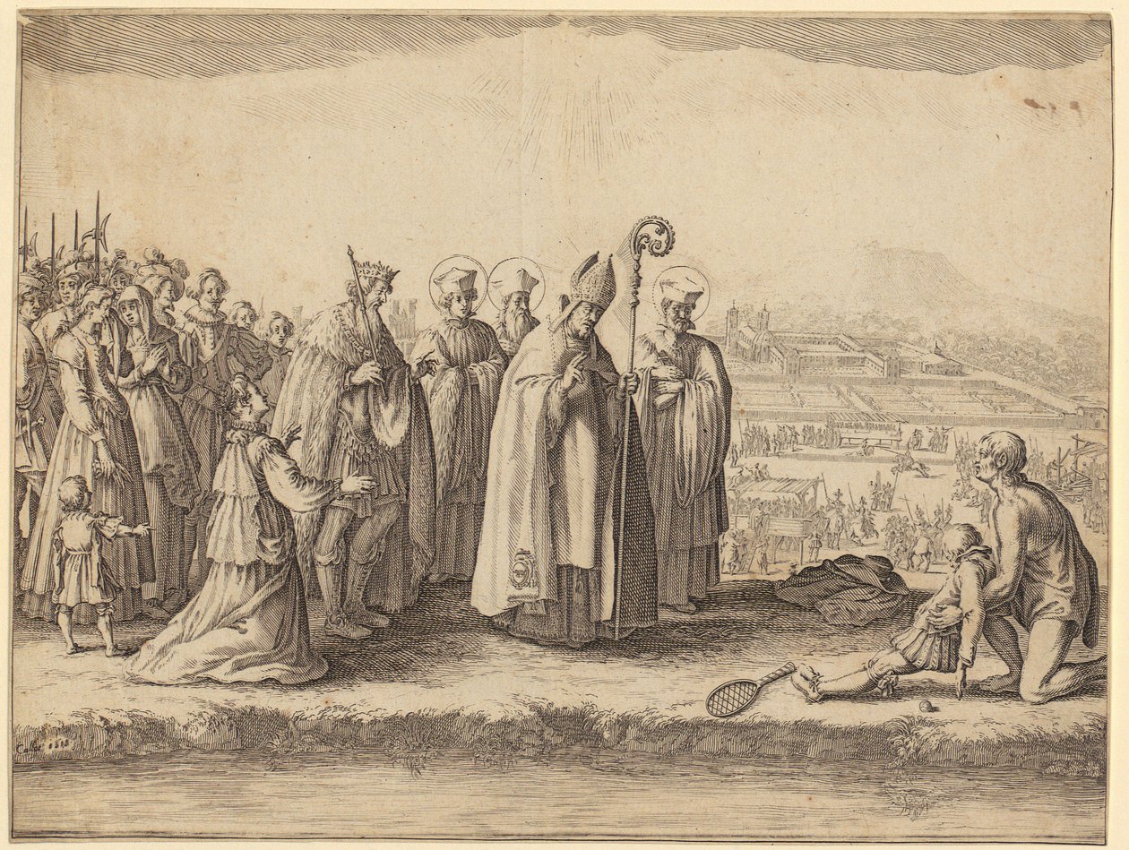 Fan by Jacques Callot
