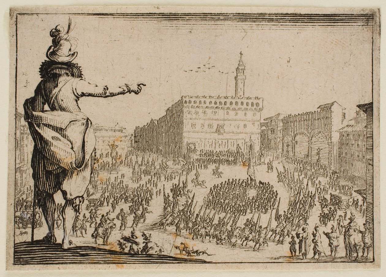 Festival on the Piazza Signoria at Florence, from 