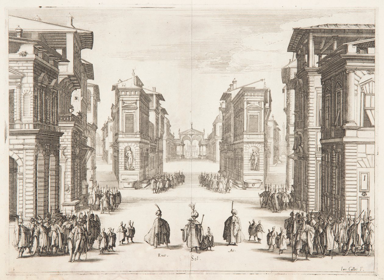 First Act of Soliman by Jacques Callot
