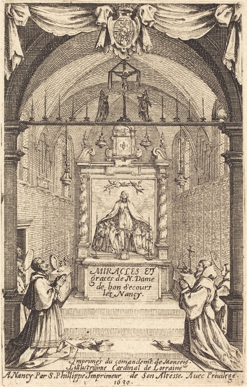 Frontispiece for the Miracles and Graces of Our Lady of 