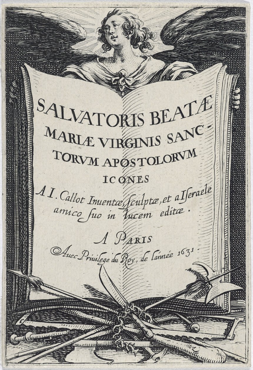 Frontispiece (The Large Apostles) by Jacques Callot