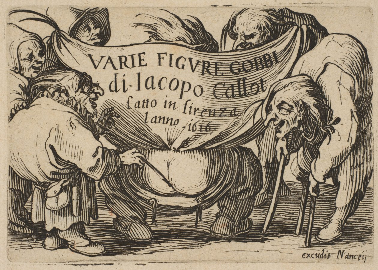 Frontispiece, from Varie Figure Gobbi, 1616-22 by Jacques Callot