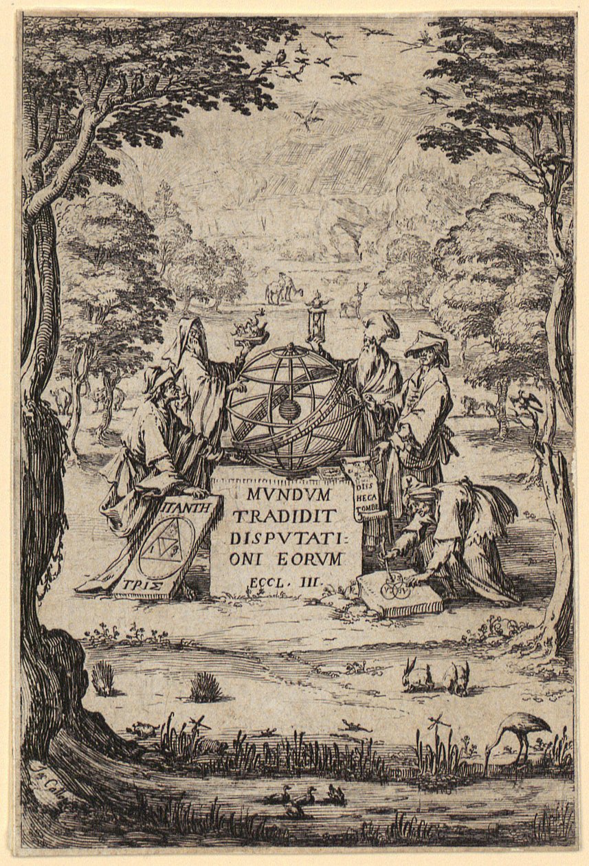 Frontispiece to "Sacra Cosmologia" by Jacques Callot