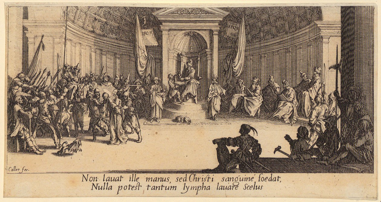 Foot Washing, Plate 1 from the Series 