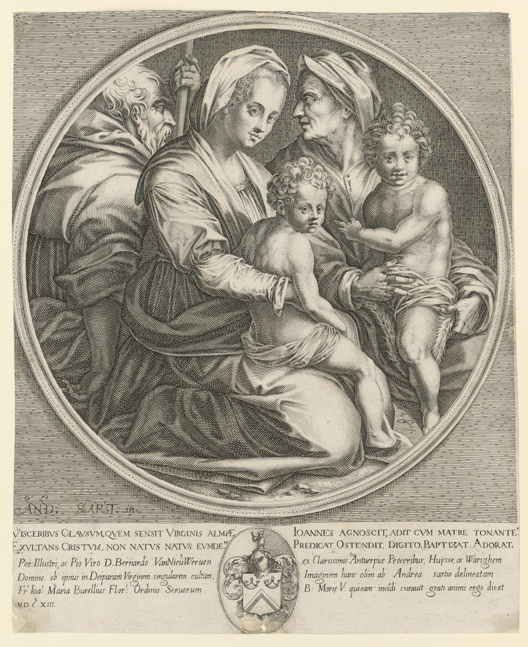 Holy Family by Jacques Callot