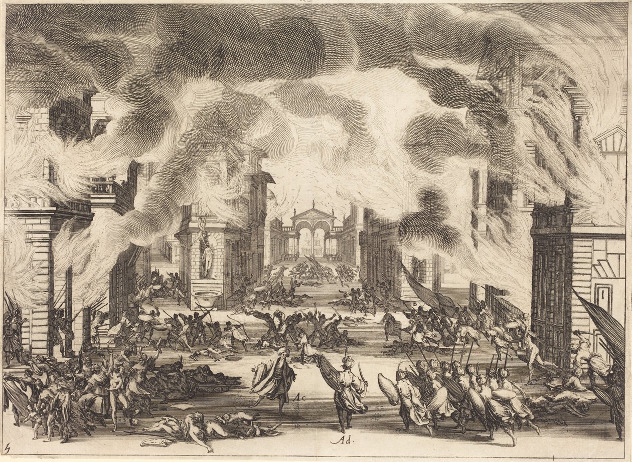 Il Solimano, Act V by Jacques Callot