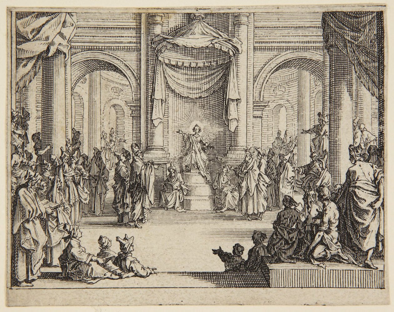 Infant Jesus Among the Doctors by Jacques Callot