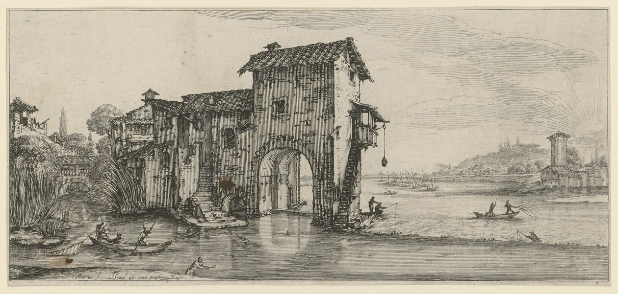 Small Harbor by Jacques Callot