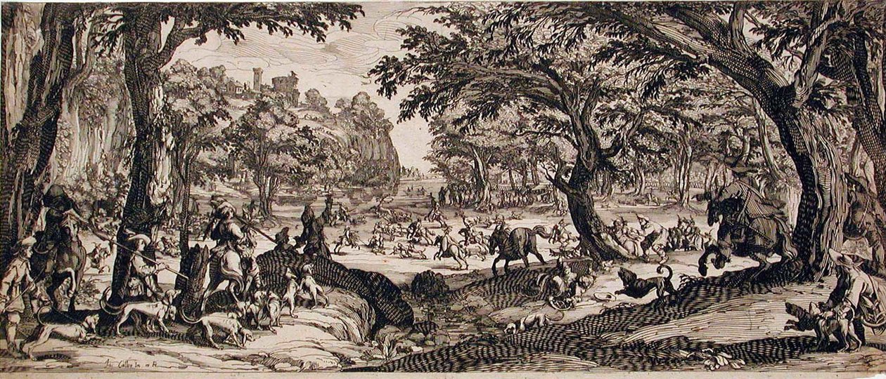The Great Hunt by Jacques Callot