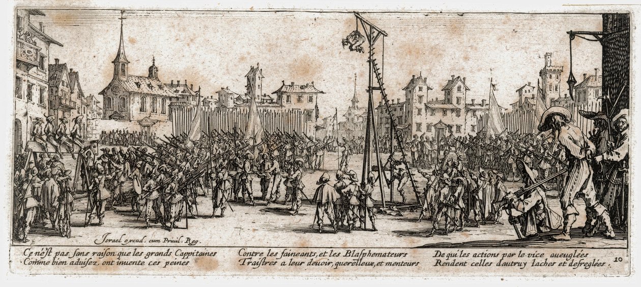 The Miseries and Misfortunes of War (engraving) by Jacques Callot