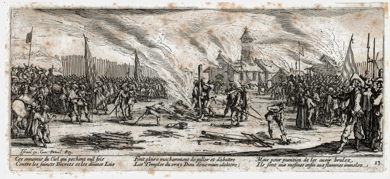 The Miseries and Misfortunes of War (engraving) by Jacques Callot